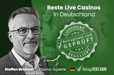 Steffen Breitner zeigt die Top 5 live Online Casinos in Deutschland.