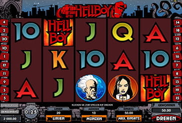 Hellboy um echtes Geld spielen