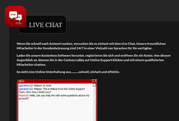 Vorschaubild Support 21nova Live Chat