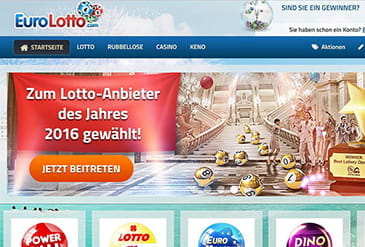 Vorschaubild der Eurolotto.com Startseite