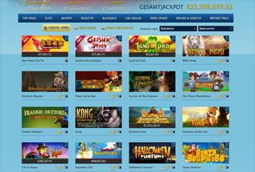 Vorschaubild Europaplay Casino Spielauswahl 