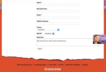Vorschaubild Support Gratorama