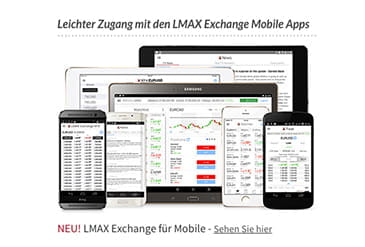 Die Apps bei LMAX im Blick