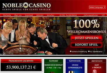 Vorschaubild Lobby Noble Casino