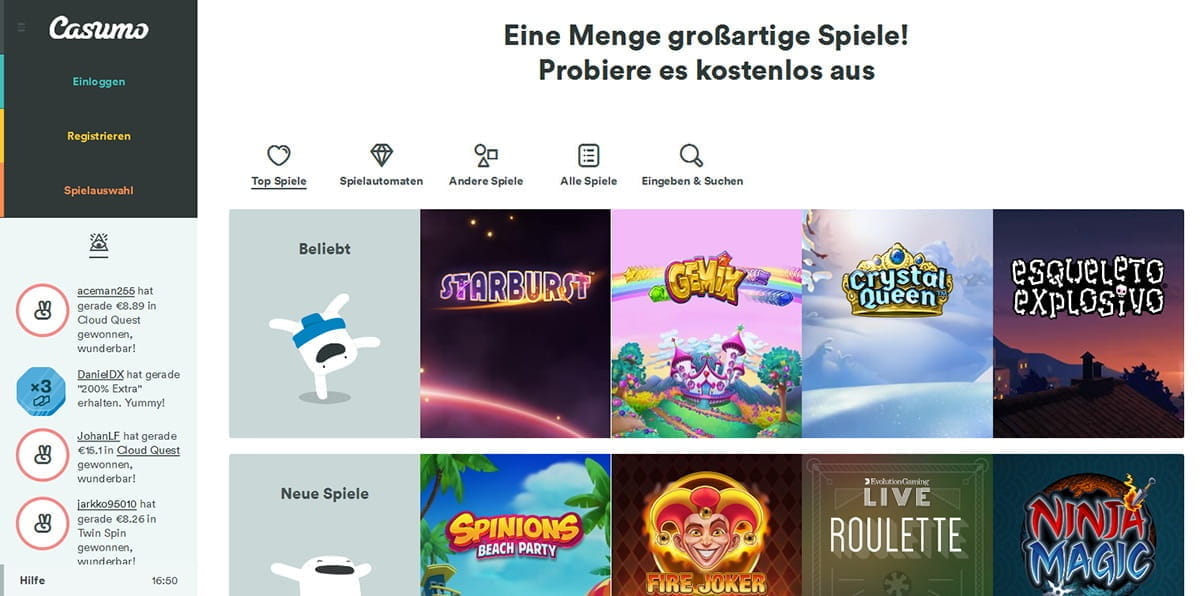 Über Casumo Über Casumo