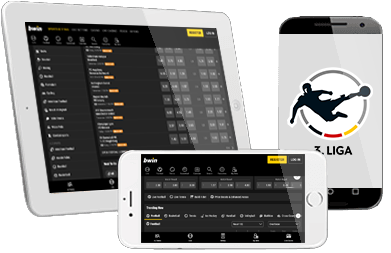 3. Liga Wetten auf verschiedenen mobilen Geräten.