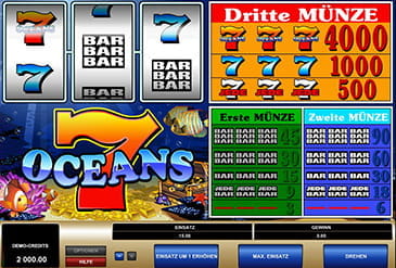 7 Oceans um echtes Geld spielen