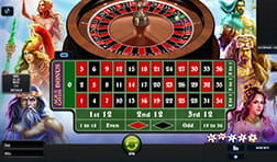 Das Spiel Age of the Gods Roulette.