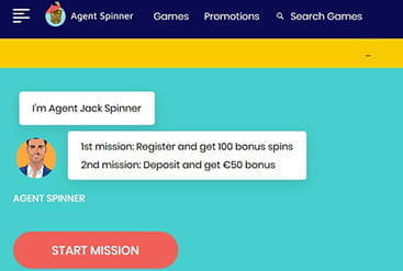 Startseite von agentspinnercasino