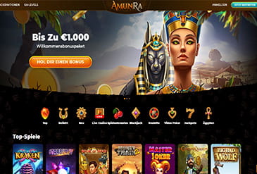 Die Homepage von AmunRa.
