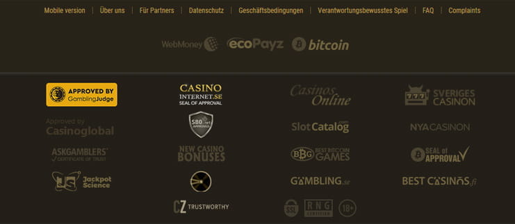 Zahlungsmöglichkeiten bei ArgoCasino