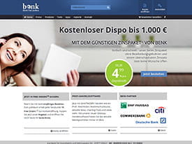 Vorschaubile benk Webseite