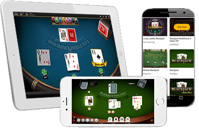 Blackjack auf dem Mobilgerät.