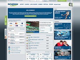 Vorschaubild bet-at-home Startseite