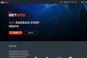 Homepage vom betking.io