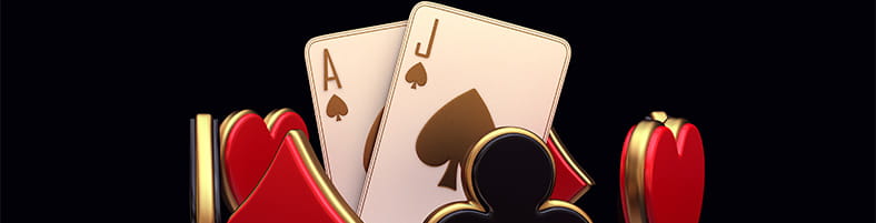 Darstellung der Wertigkeiten der Karten beim Blackjack.