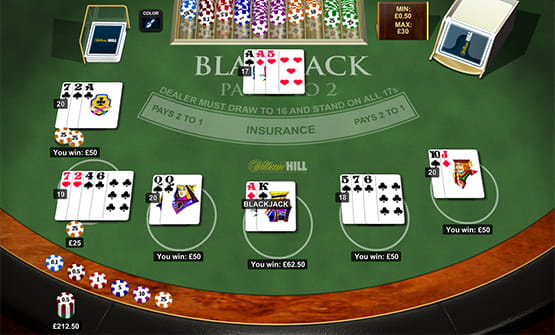 Der Blackjack Pro Tisch von Playtech.