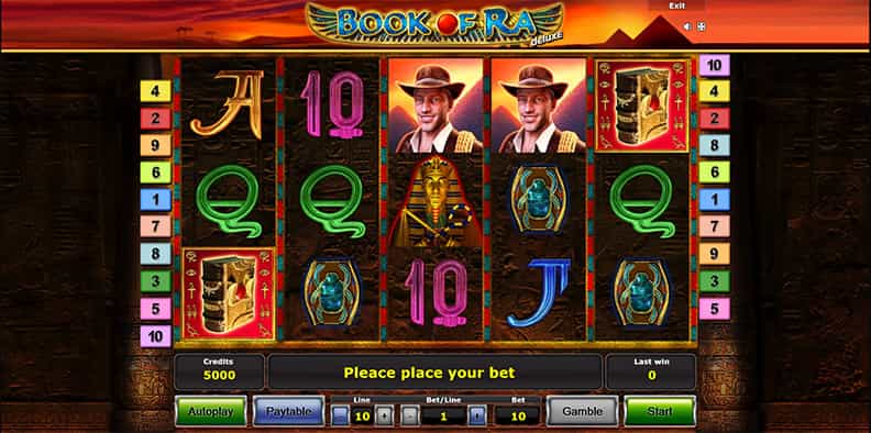 Book of Ra deluxe Demo.