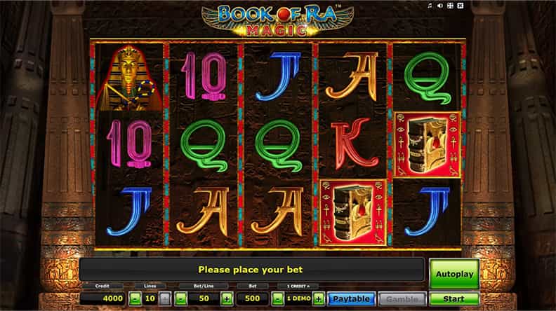 Book of Ra Magic Slot Demo.