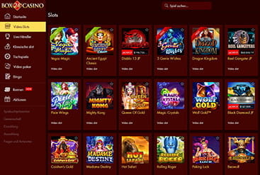 Spielangebot von Box24 Casino