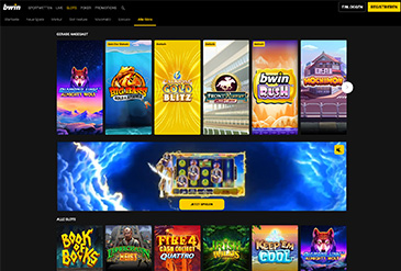 Einige der Spiele bei bwin Slots.