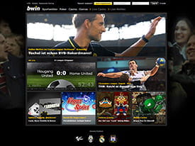 Vorschau bwin Webseite