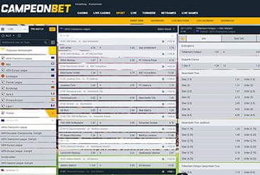 Die Website von Campeonbet