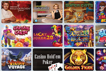 Die Auswahl der Spiele im Campeonbet Online Casino.