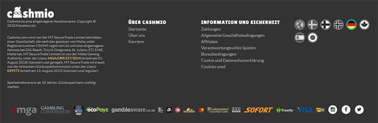 Zahlungsmöglichkeiten bei cashmiocasino