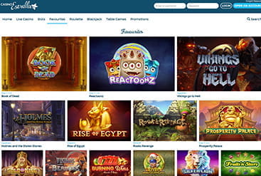 Spielangebot von Casino Estrella