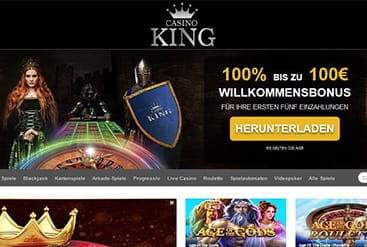 Startseite von casino king