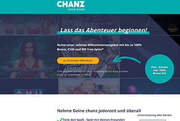 Startseite von Chanz