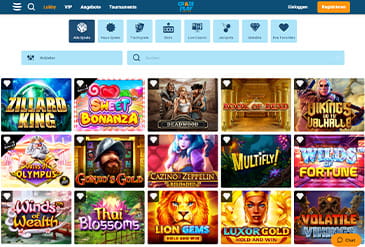 Ein Überblick über die beliebtesten Spiele im CrazePlay Casino.