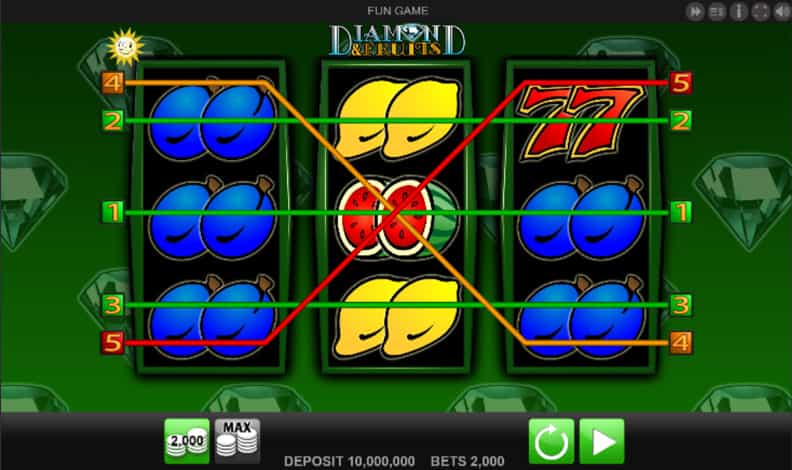 Diamond & Fruits Demo.