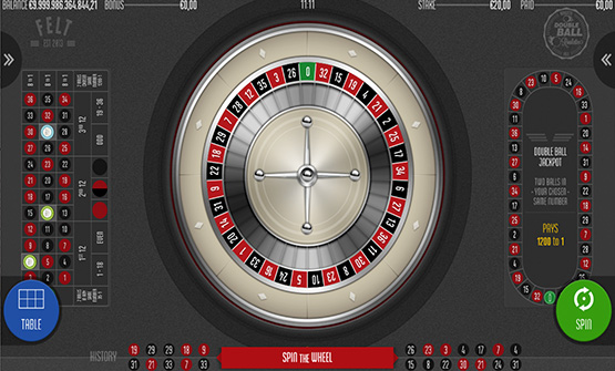 Double Ball Tisch von Felt.