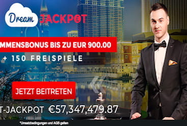 Startseite von DreamJackpot