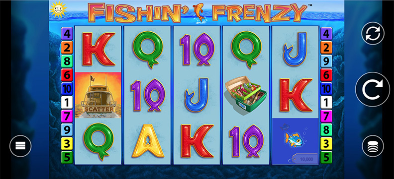 Fishin´ Frenzy Demo.