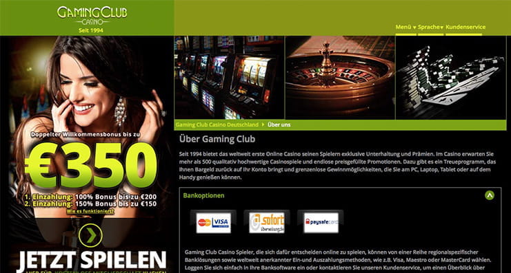 Die verfügbaren Bezahlmethoden im Gaming Club