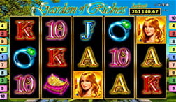 Auf dem Bild ist das Logo von Garden of Riches zu sehen.