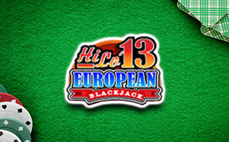 Das Logo von Hi Lo 13 European Blackjack.