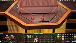 Lightning Dice Spielergebnis