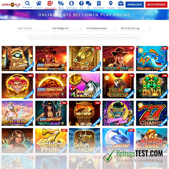 Die Löwen Play Lobby.