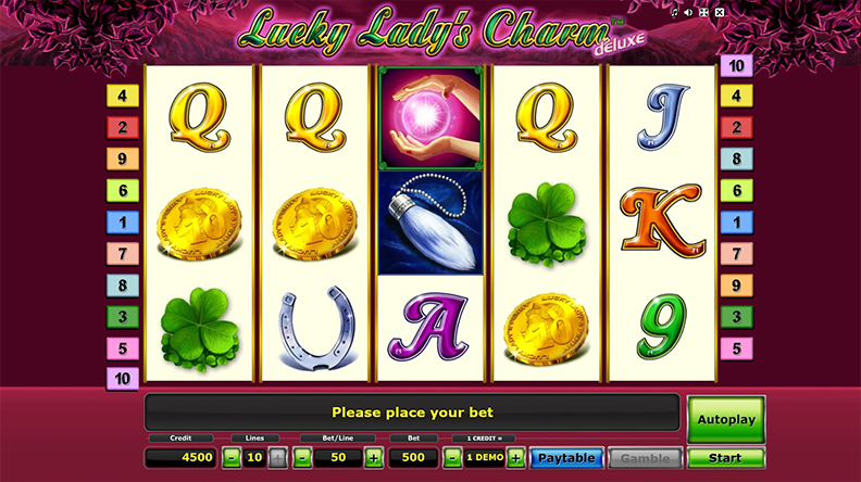 Lucky Lady´s Charm Deluxe Demo.