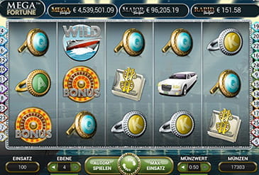 Mega Fortune um echtes Geld spielen