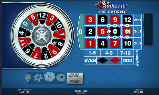 Mini Roulette Tisch von Playtech