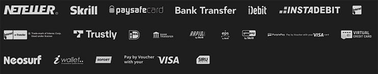 Übersicht über die Zahlungsmethoden im Octocasino.