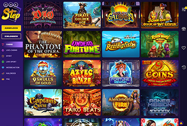 Die Spiele im OneStepCasino.