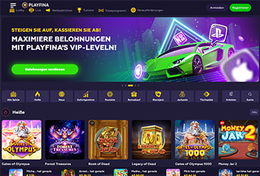 Die Webseite von Plafina.