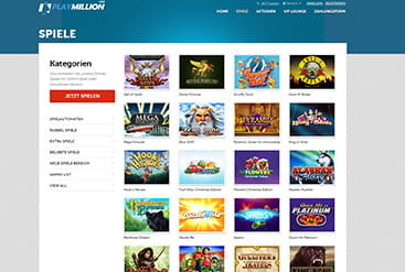 Vorschaubild PlayMillion Spiele