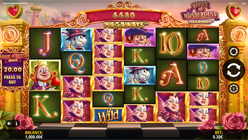 Queen of Wonderland Megaways Demo